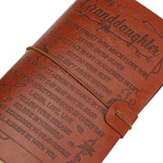 Vintage Engraved Leather Journal