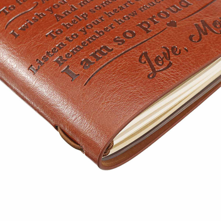 Vintage Engraved Leather Journal