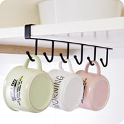 6 Hooks Kitchen Organization Rack