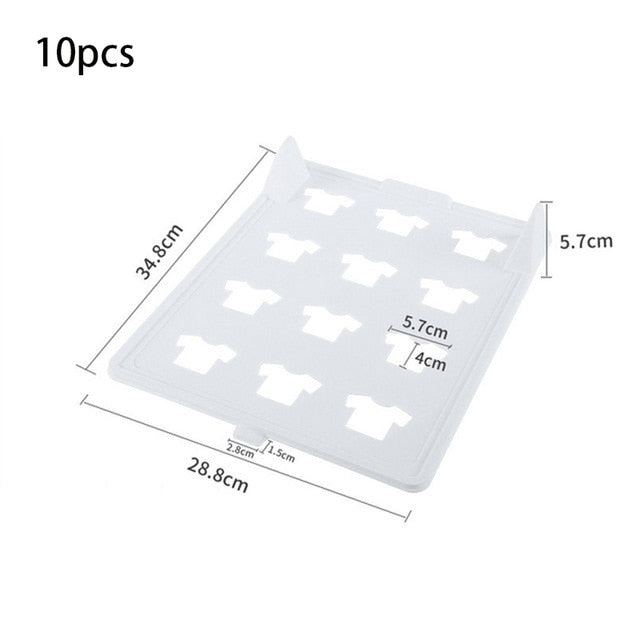 10Pcs/5pcs Creative Fast Clothes Folding Board