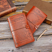 Vintage Engraved Leather Journal