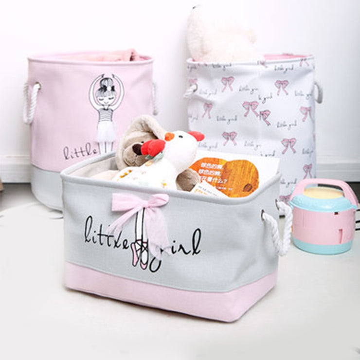 Ballet girl Folding Laundry Bag