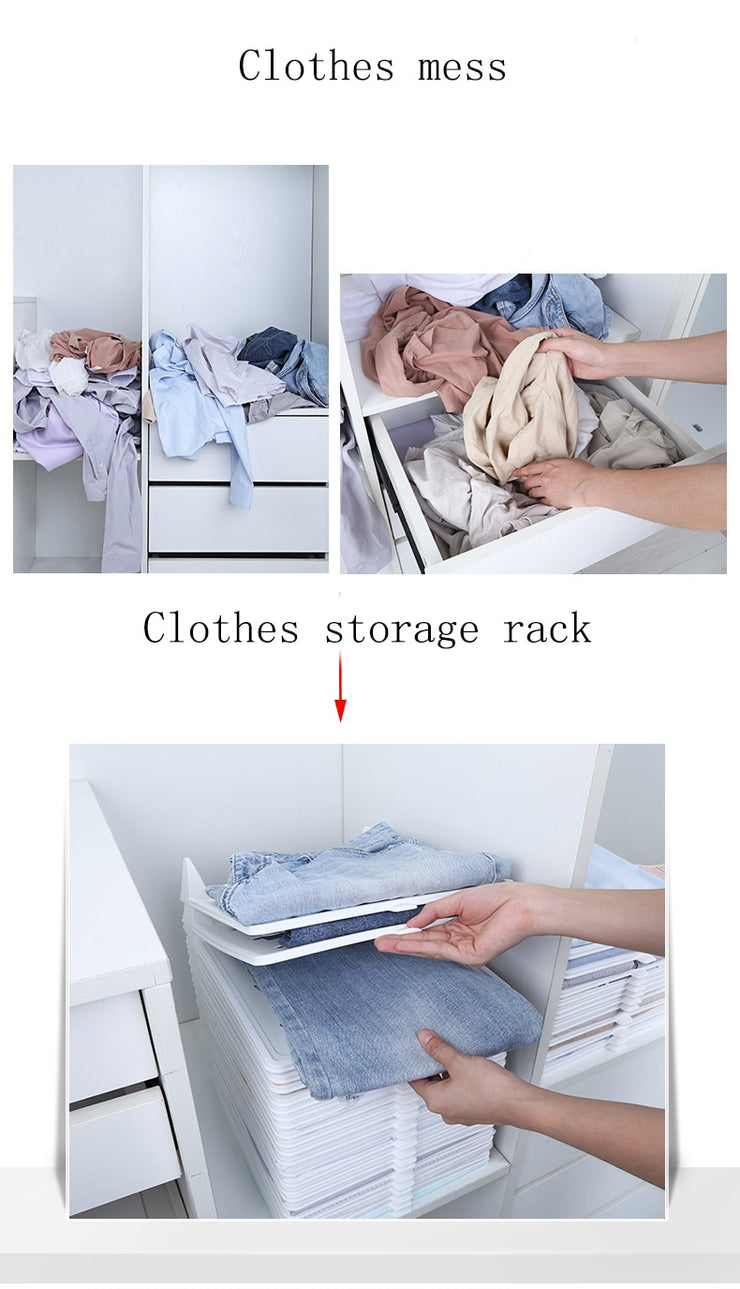 10Pcs/5pcs Creative Fast Clothes Folding Board