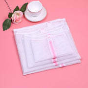 Zippered Mesh Laundry Washing Bag