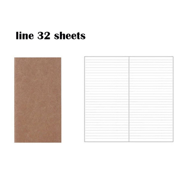 32 Sheets Vintage Kraft Paper Notebook