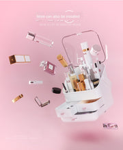 White Makeup organizer