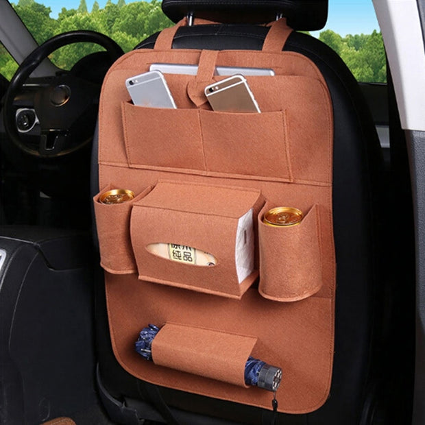 Car Seat Back Multi-Pocket Storage Organizer