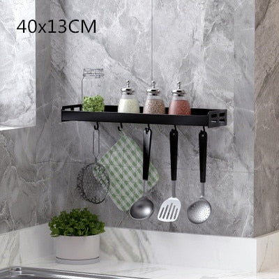 Wall Mounted Kitchen Organization Rack