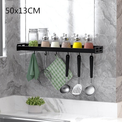 Wall Mounted Kitchen Organization Rack