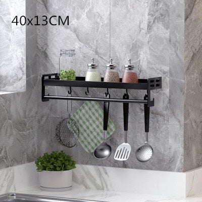 Wall Mounted Kitchen Organization Rack