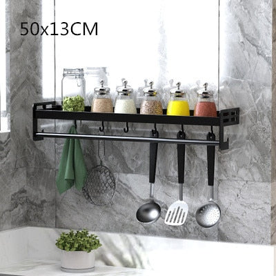 Wall Mounted Kitchen Organization Rack