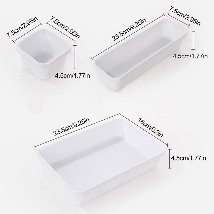 8pcs/set Home Drawer Organizer Boxes