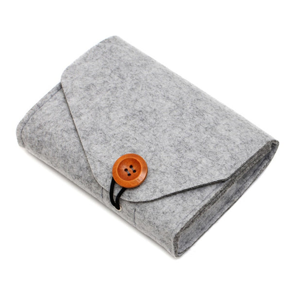 1 Pcs Coin Key Package Mini Felt Pouch