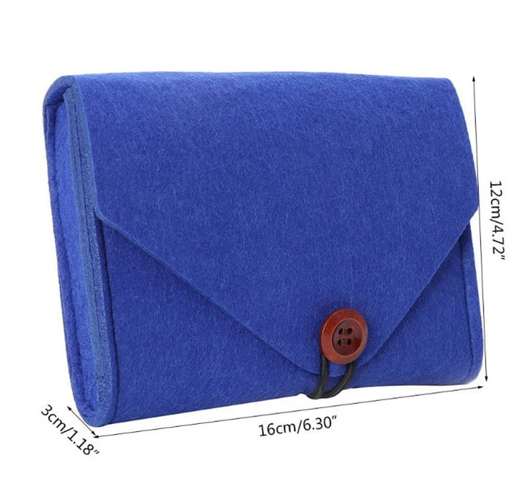 1 Pcs Coin Key Package Mini Felt Pouch