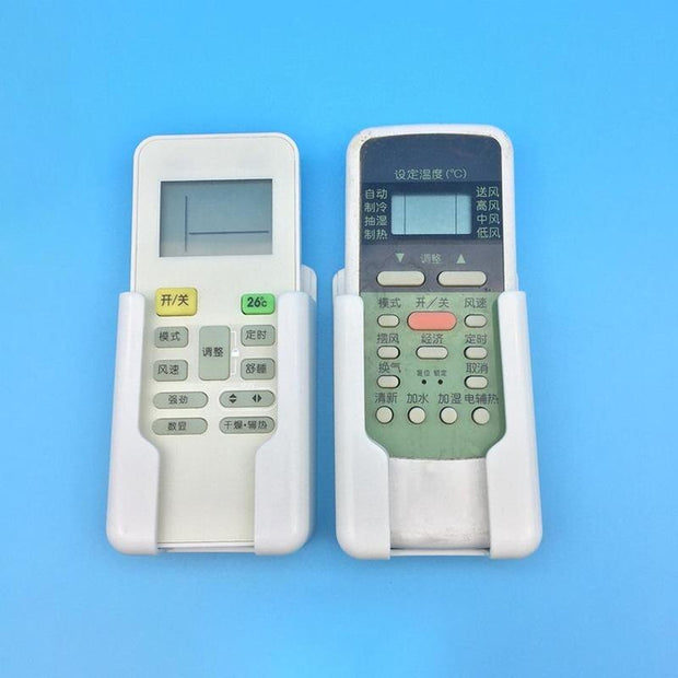 1PC White Color Air Conditioner Remote Control Holder