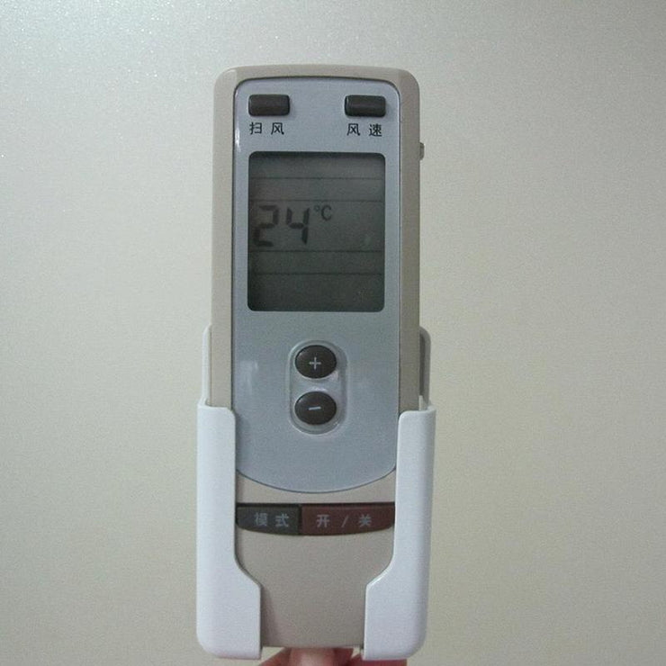 1PC White Color Air Conditioner Remote Control Holder