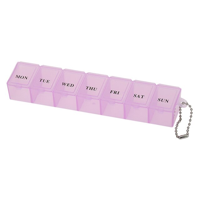 7 Days Weekly Medicine Storage Organizer