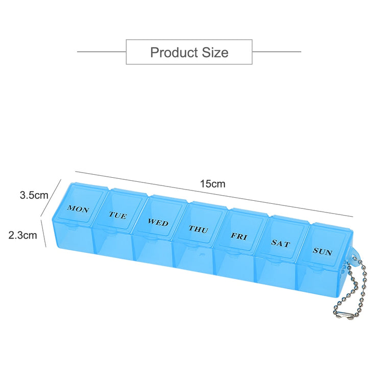7 Days Weekly Medicine Storage Organizer