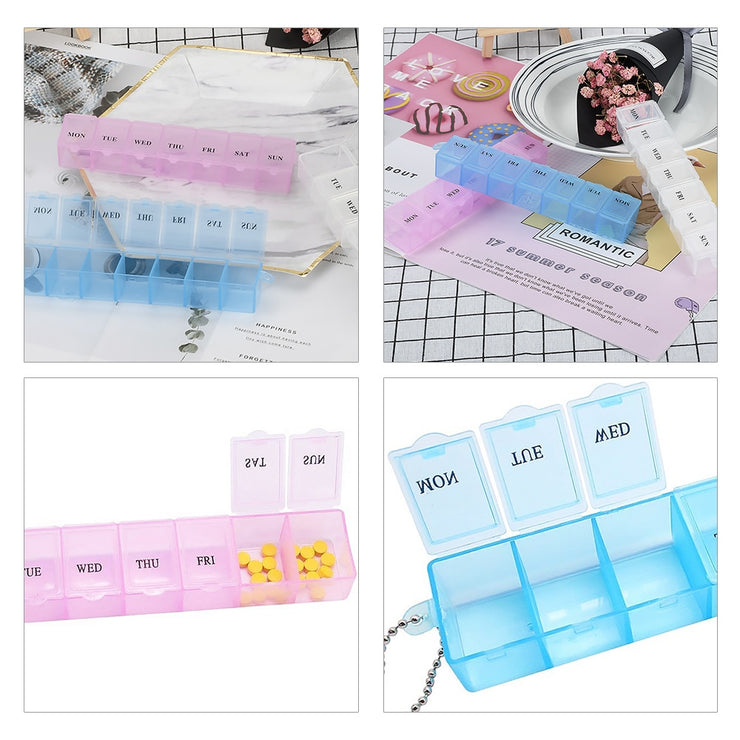 7 Days Weekly Medicine Storage Organizer